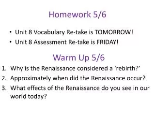 Homework 5/6