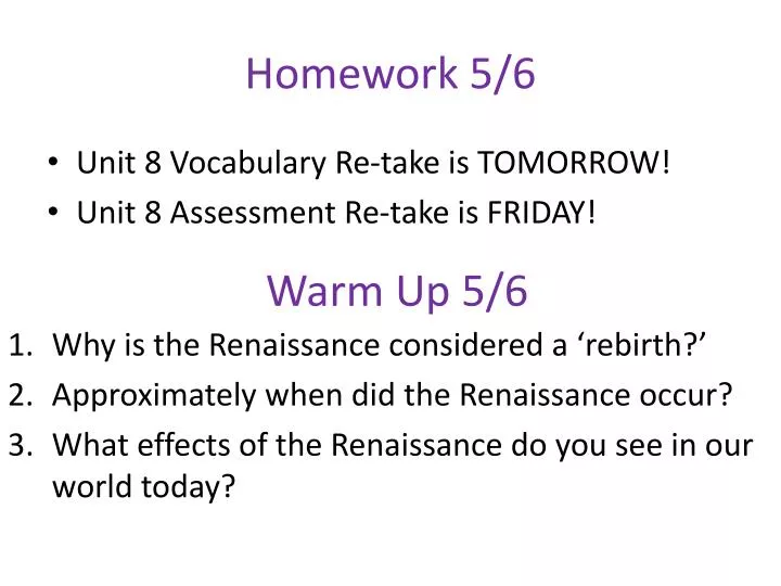 homework 5 6