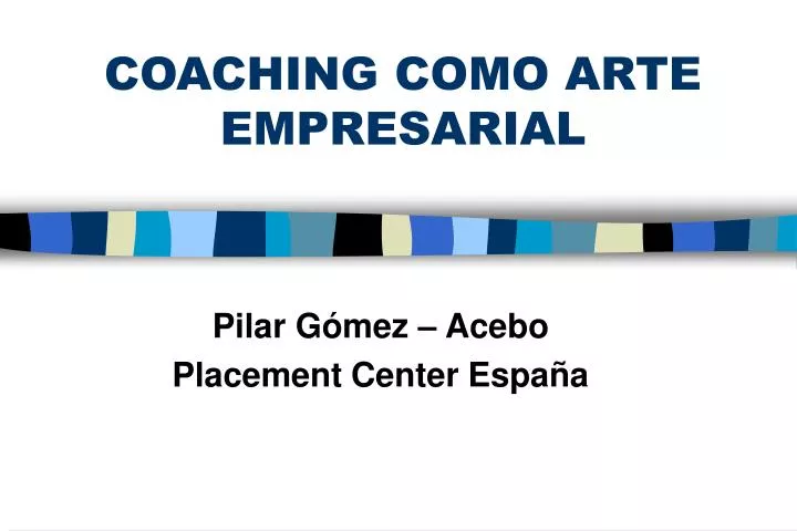 coaching como arte empresarial