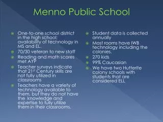 Menno Public School