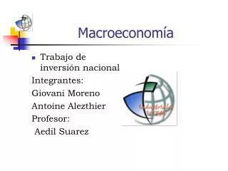 macroeconom a