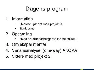 dagens program