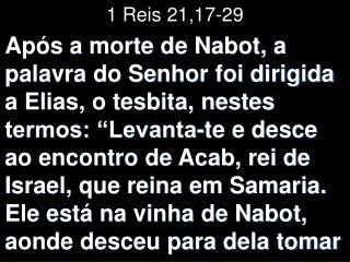 1 reis 21 17 29