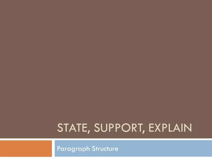 state support explain