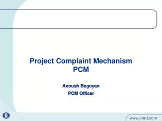 Anoush Begoyan PCM Officer