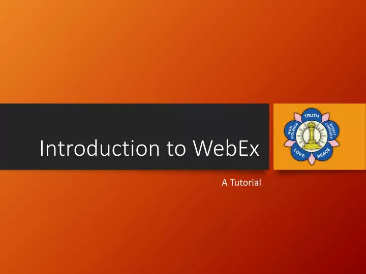 introduction to webex