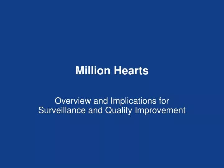 million hearts