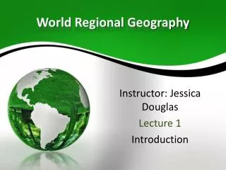 World Regional Geography