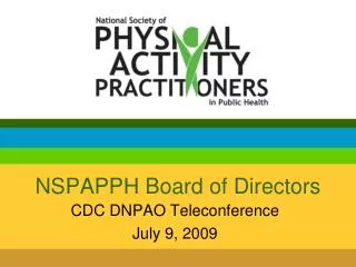 NSPAPPH Board of Directors