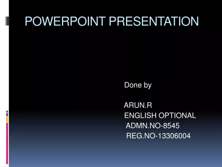 powerpoint presentation