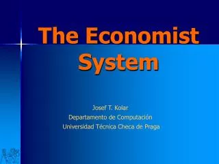 The Economist System