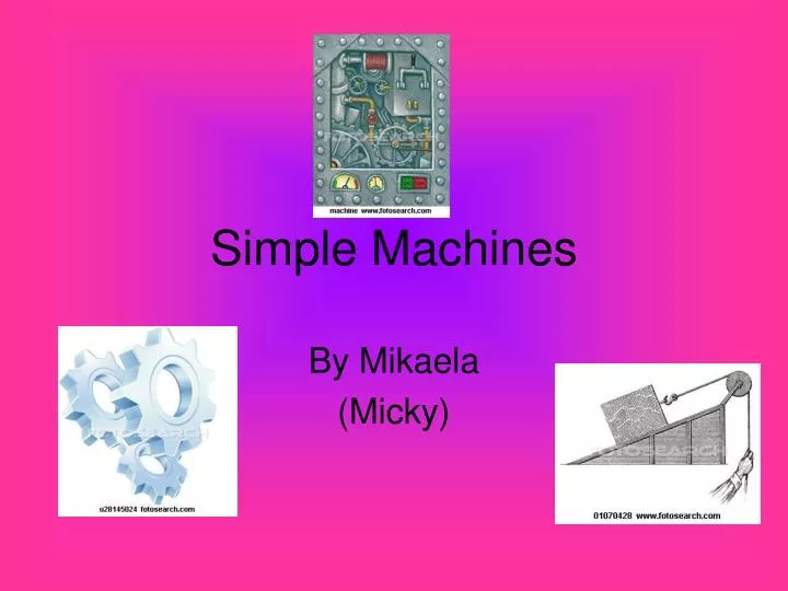 simple machines