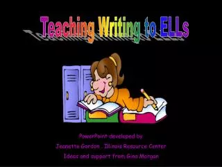 Teaching Writing to ELLs