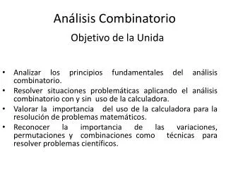 an lisis combinatorio