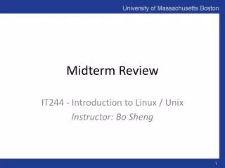 Midterm Review