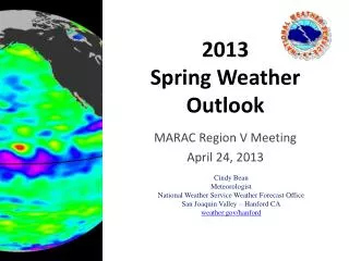 2013 Spring Weather Outlook