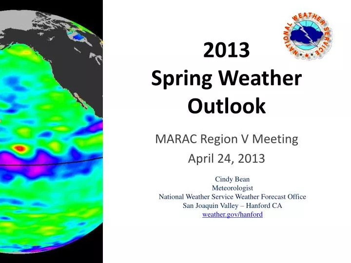 2013 spring weather outlook