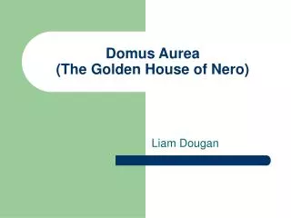 Domus Aurea (The Golden House of Nero)