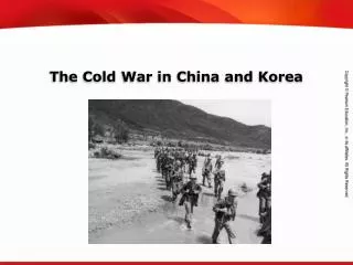 The Cold War in China and Korea