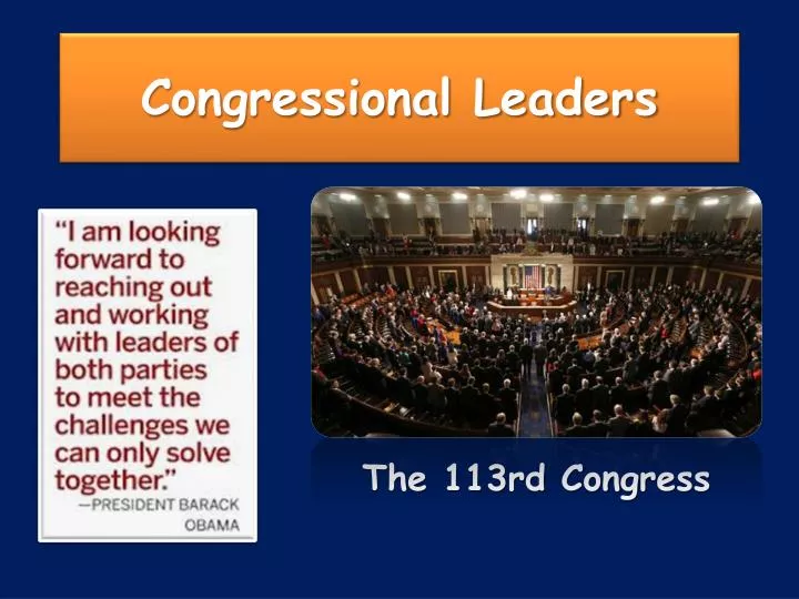 congressional leaders