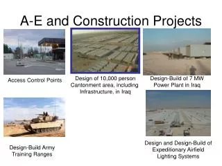 A-E and Construction Projects