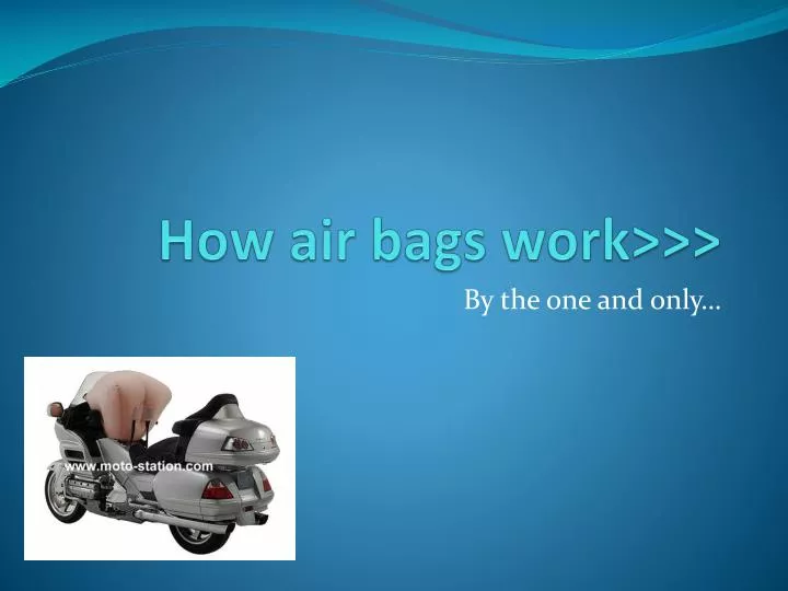 how air bags work
