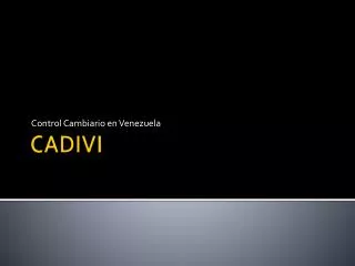 control cambiario en venezuela