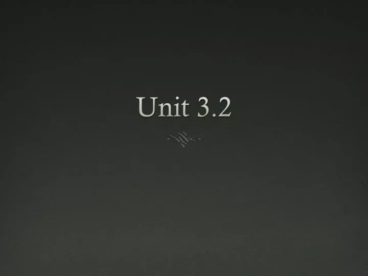 unit 3 2