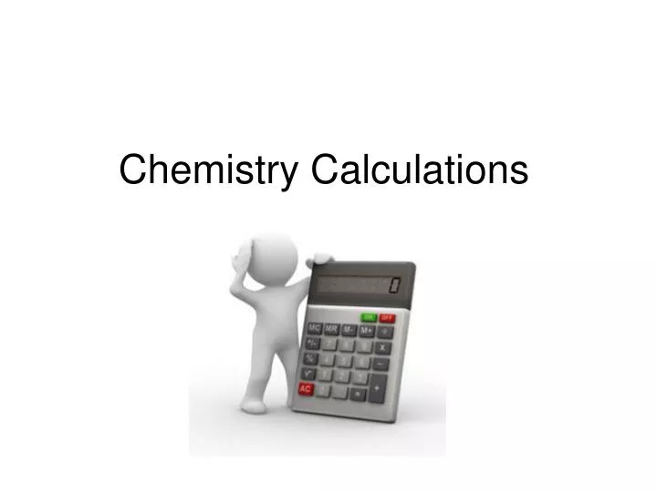 chemistry calculations