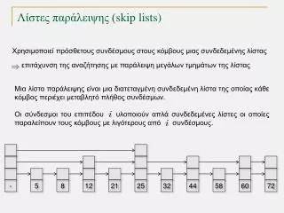 skip lists