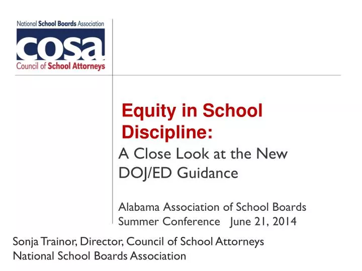 equity in school discipline