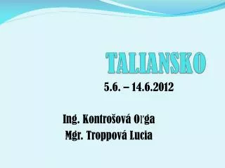 taliansko