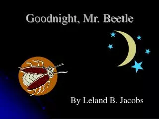 Goodnight, Mr. Beetle