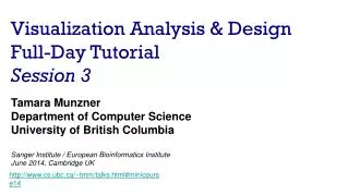 Visualization Analysis &amp; Design Full-Day Tutorial Session 3
