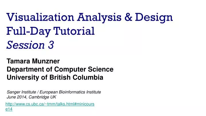 visualization analysis design full day tutorial session 3