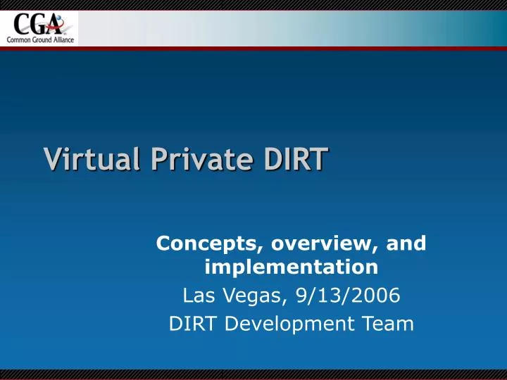 virtual private dirt