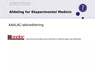 AAALAC-akkreditering