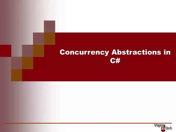 concurrency abstractions in c