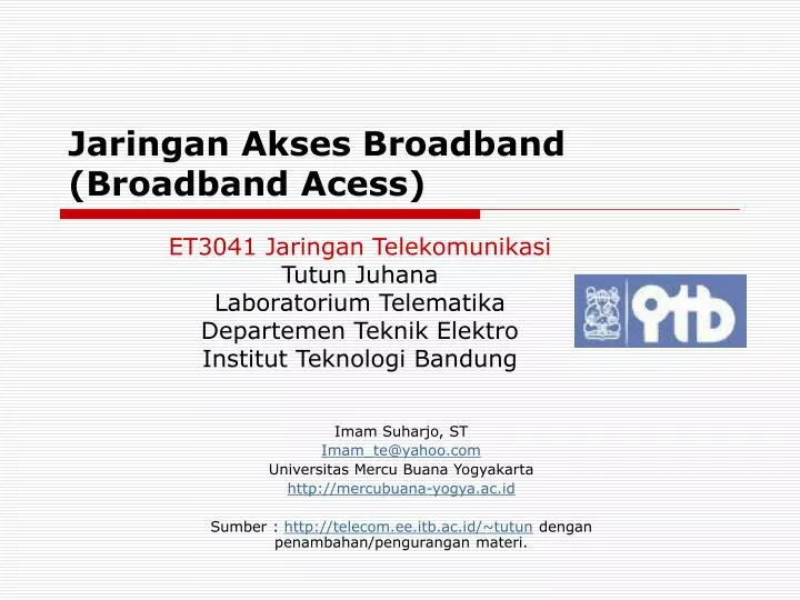 jaringan akses broadband broadband acess