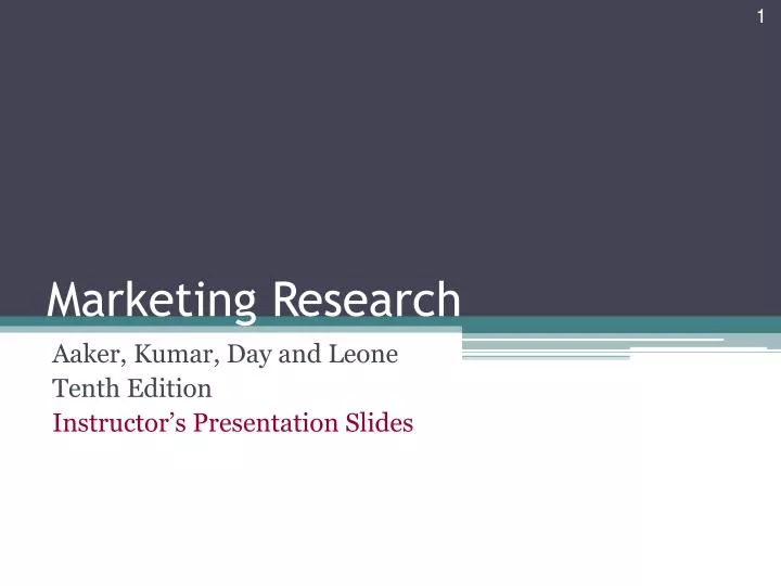 marketing research