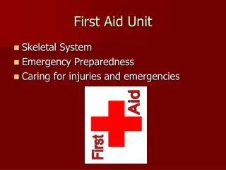 First Aid Unit