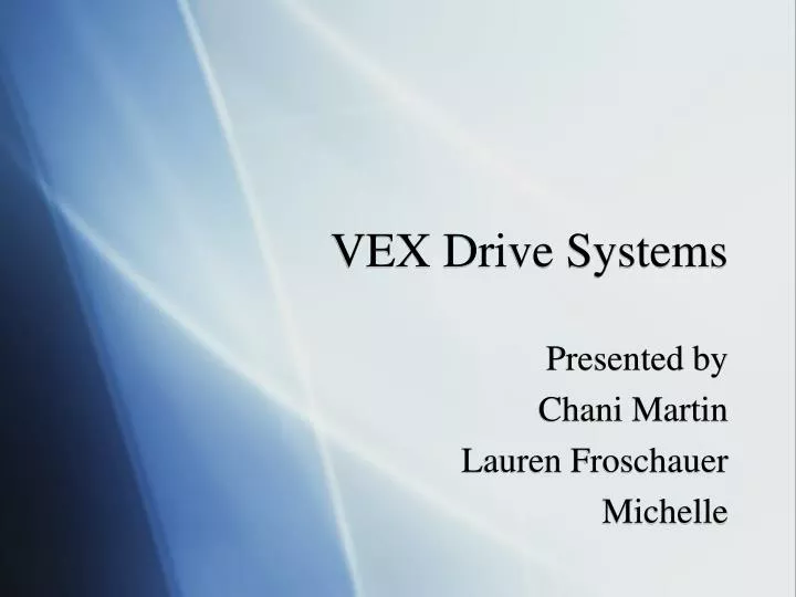 vex drive systems