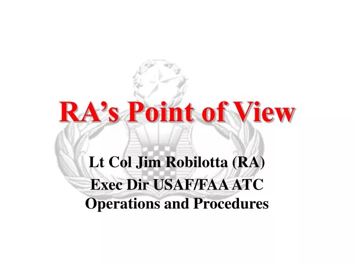 ra s point of view