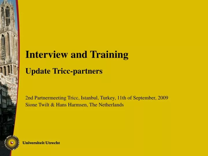 interview and training update tricc partners