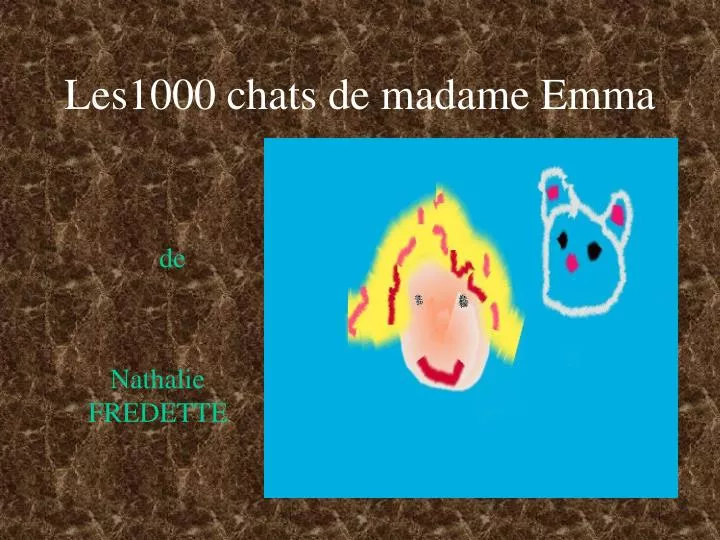 les1000 chats de madame emma