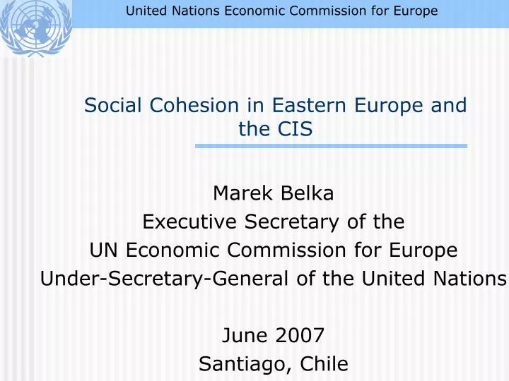 social cohesion in eastern europe and the cis