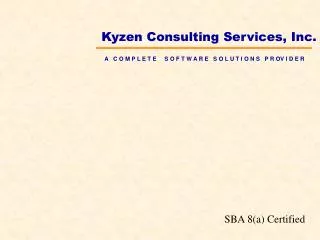 Kyzen Consulting Services, Inc.