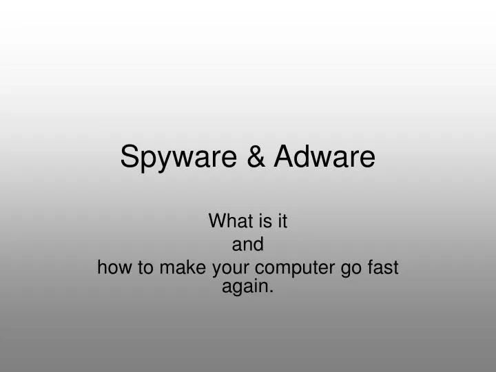 spyware adware