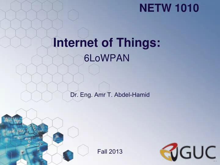 internet of things 6lowpan