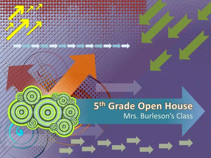 5 th grade open house